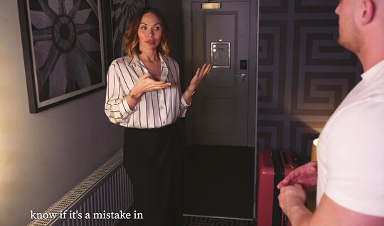 Russian mother is not at all against fooling around in a coz...